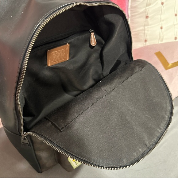 COACH x DISNEY Mickey Minnie Mouse Emblem Signature Leather Backpack - Picture 8 of 11